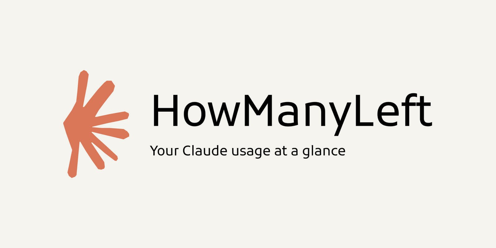 HowManyLeft — Your Claude Code usage at a glance
